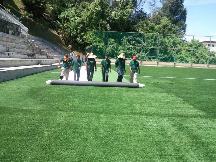 A Football Field Is Born - STM Synthetic Turf